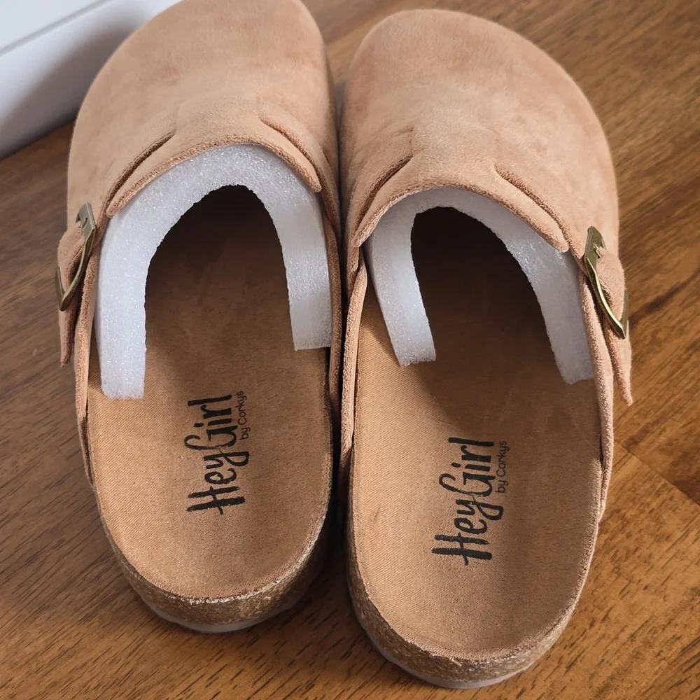 Corkys Tan Suede Slip-On Shoes - Picture 3 of 8